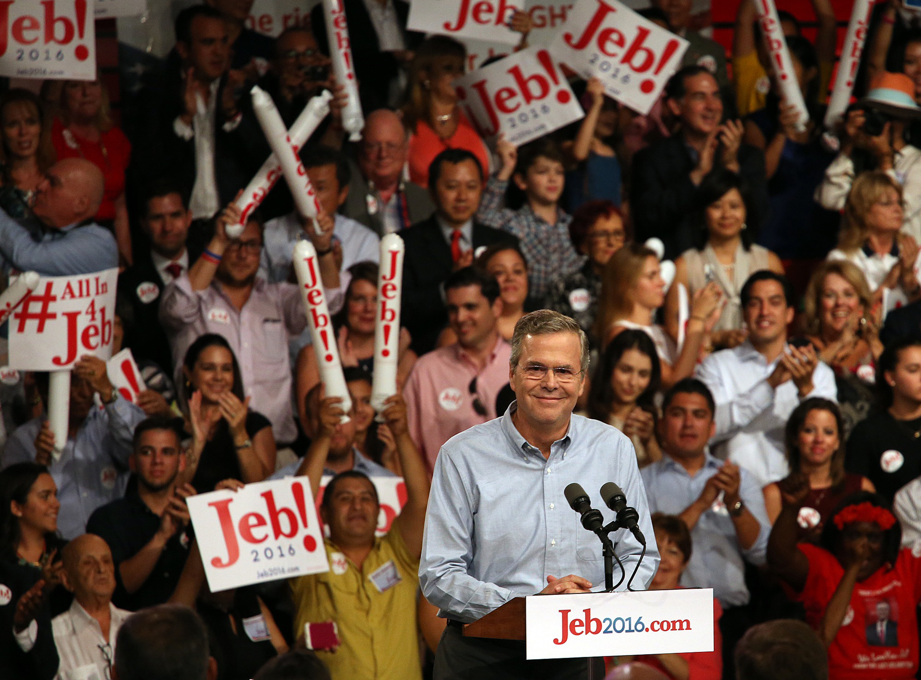 Jeb Bush runs for president, says he'll be a new kind of Republican