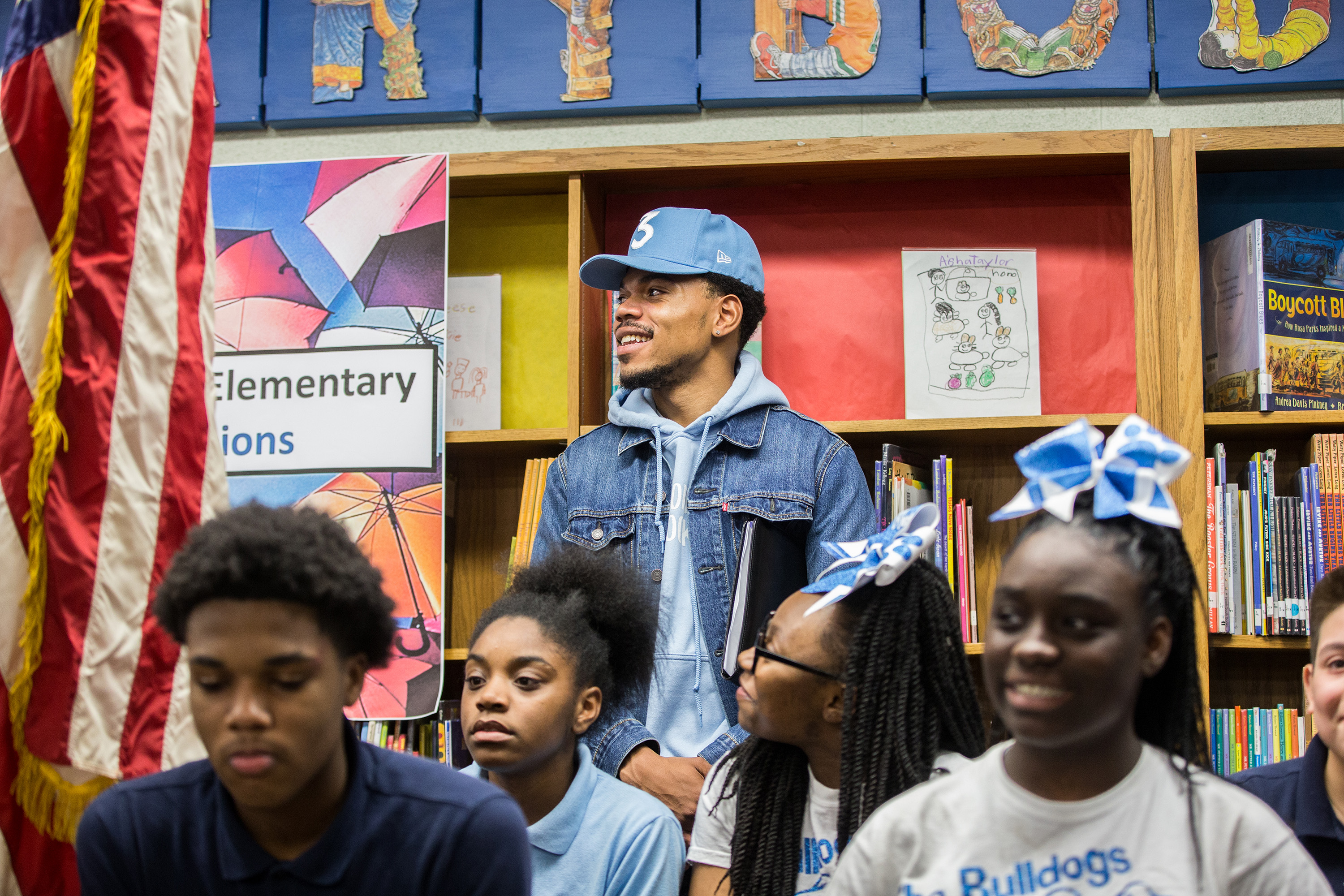 Chance the Rapper hands troubled Chicago Public Schools $1 million