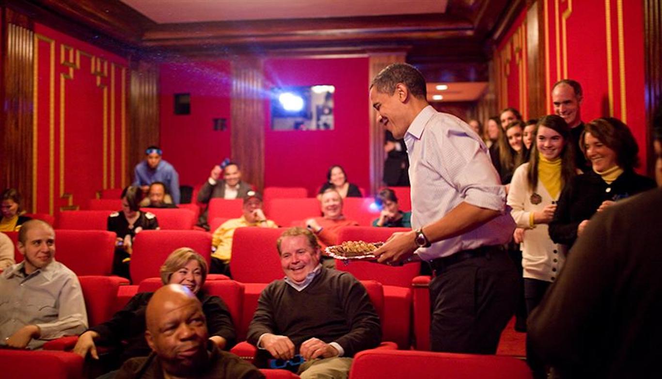 Take a peek inside: White House movie theater now open to the public!